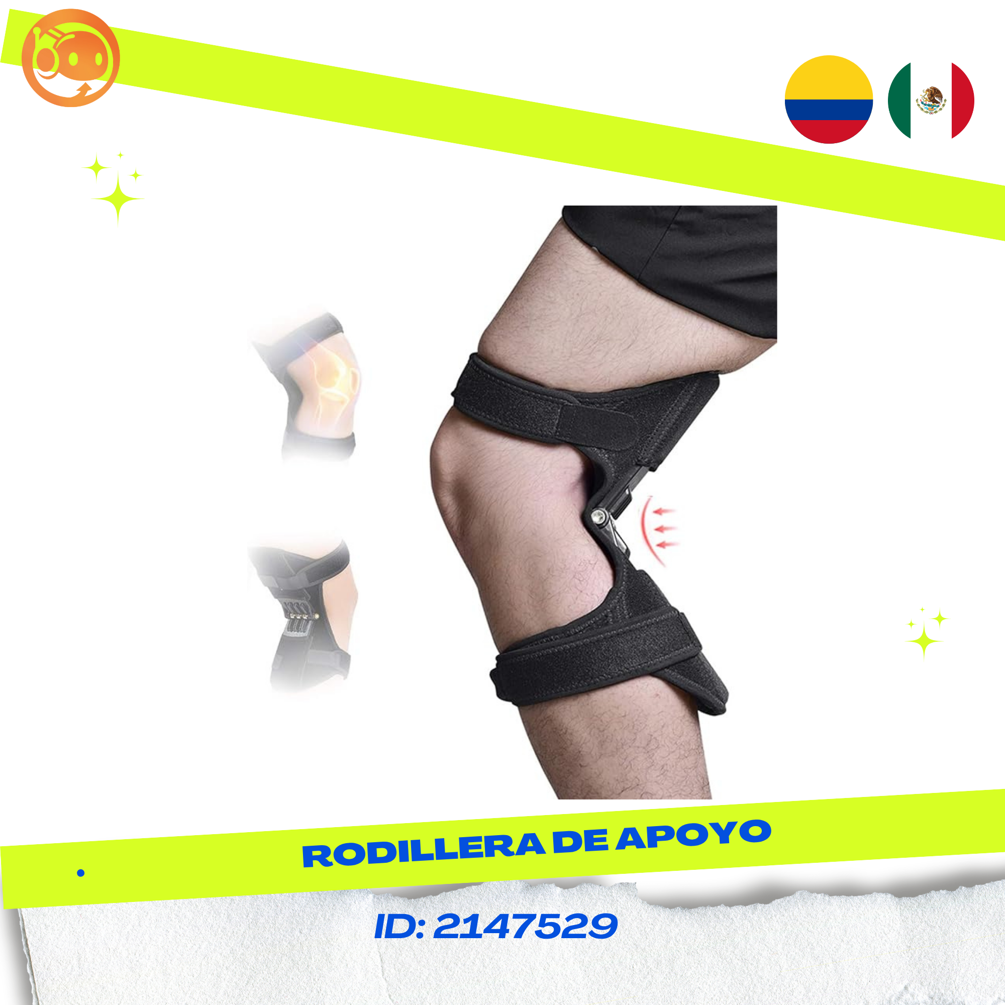 Rodillera De Apoyo Doble